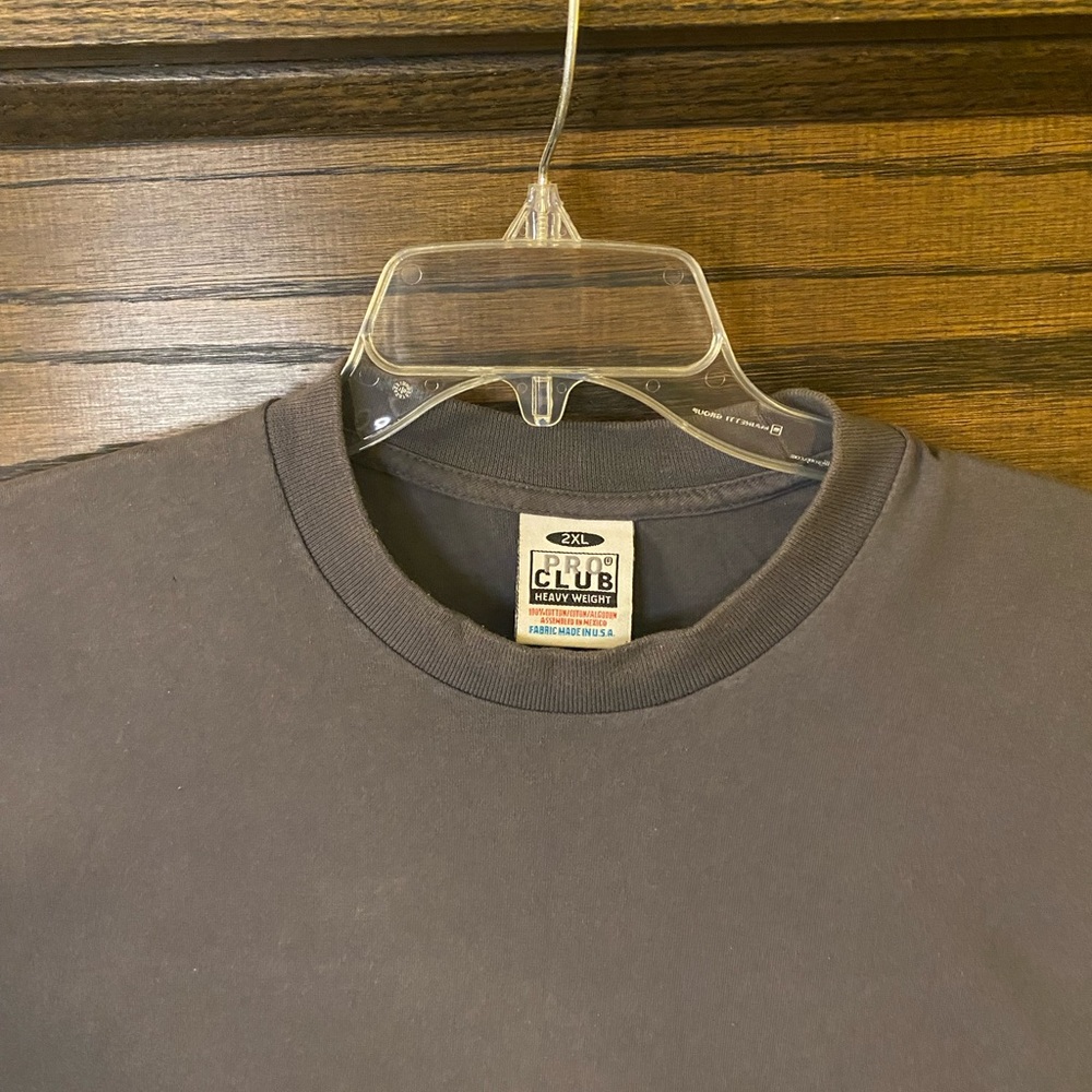 PROCLUB PRO CLUB MENS PLAIN SHORT SLEEVE T SHIRT HEAVYWEIGHT CASUAL COTTON  2xL